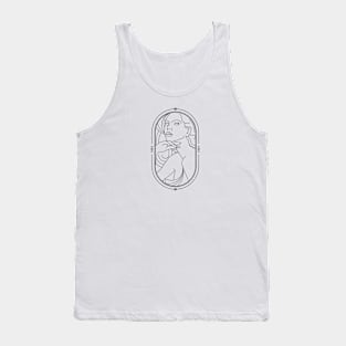 Minimalistic Pose Tank Top